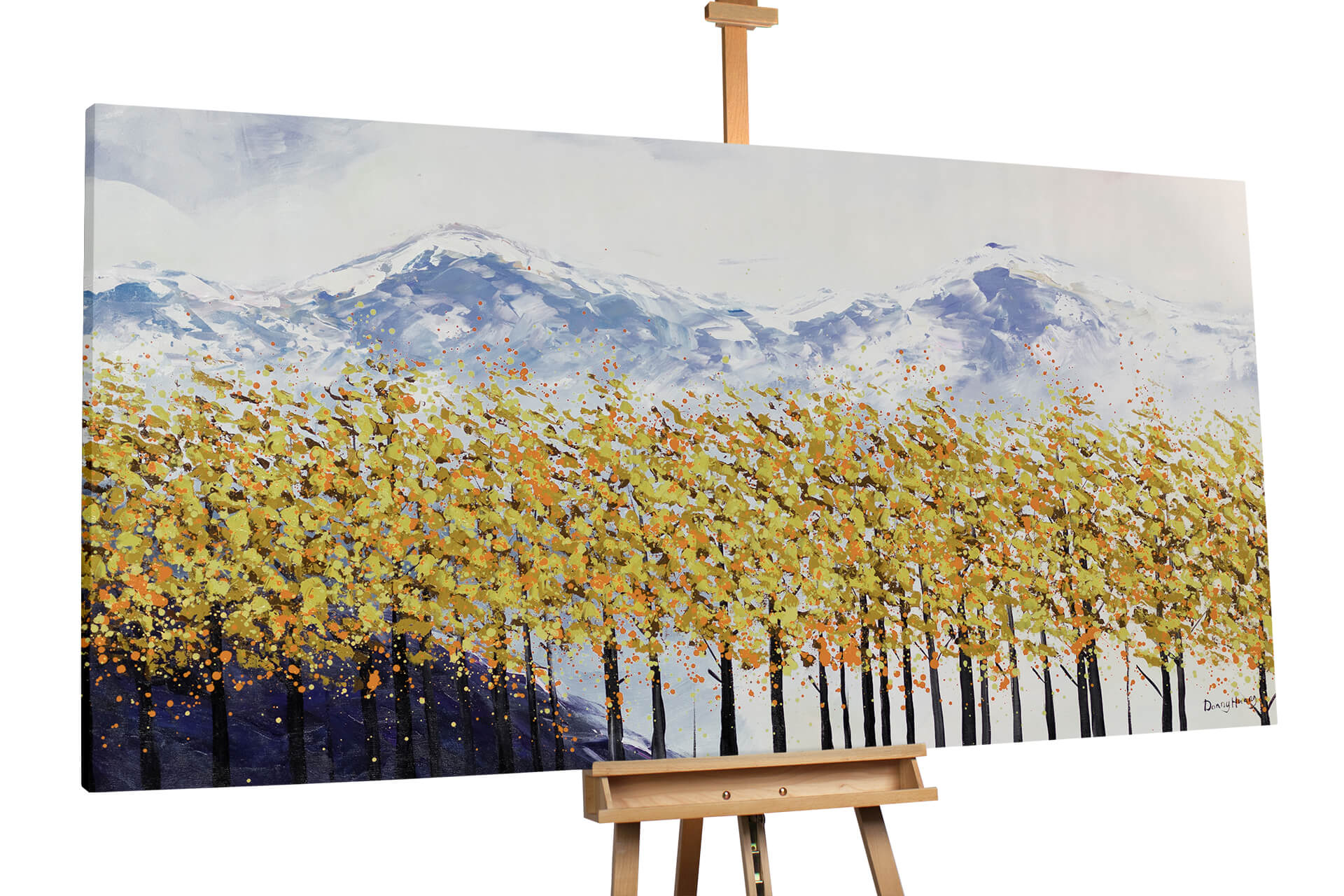 Acheter Peinture L Huile Fall In The Mountains Kunstloft