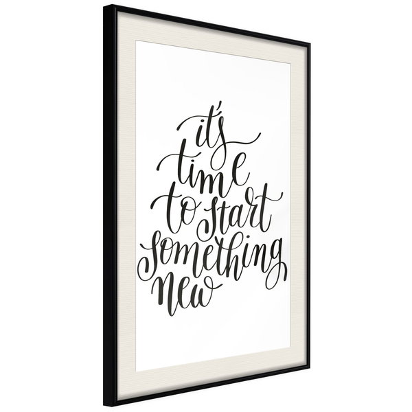 Poster 'It's Time to Start Something New'