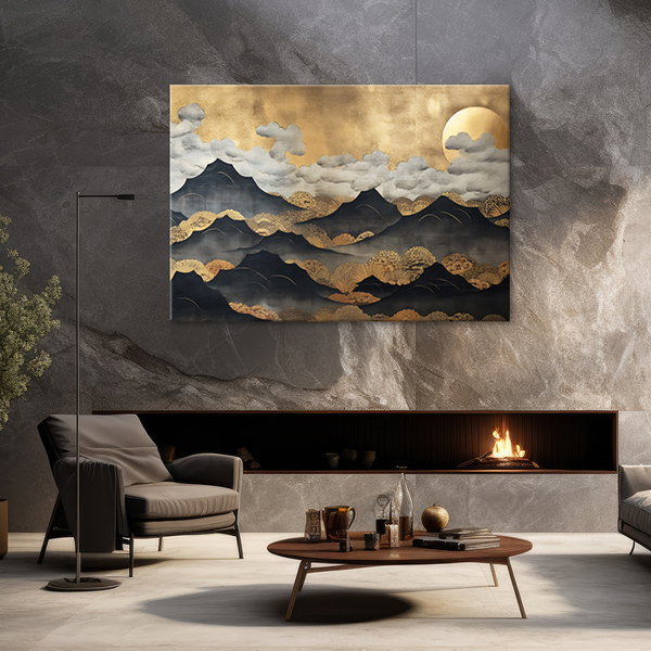 Kunstdruck auf Leinwand 'Sea of Clouds'