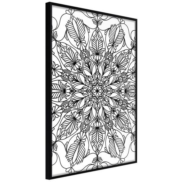 Poster 'Colour Your Own Mandala I'
