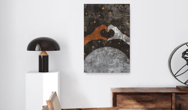 Kunstdruck auf Leinwand 'Our Perspective Vertical'