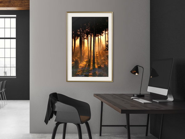 Poster 'Dark Tree Tops'