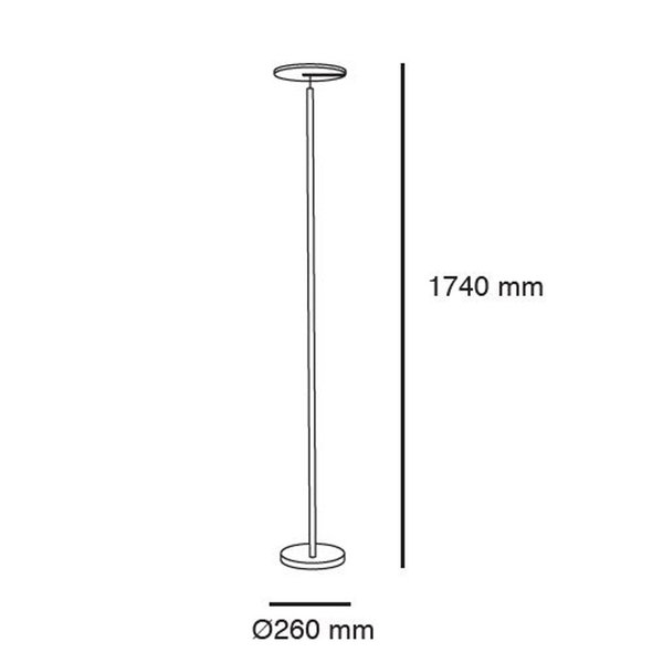 Stehlampe 'Aten SV'