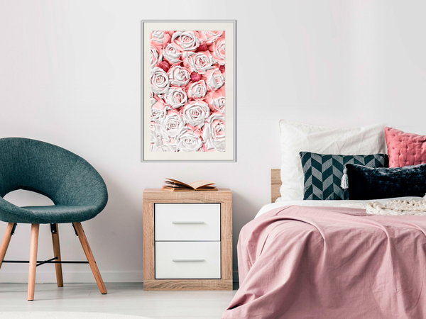 Poster 'White Rosaes'