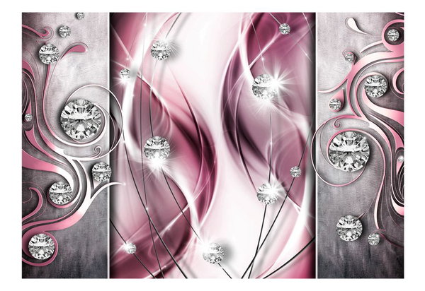 Tapete 'Pink and Diamonds'