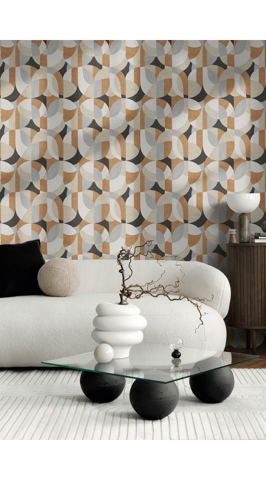 Tapete 'Geometric Flow' 53x1005cm
