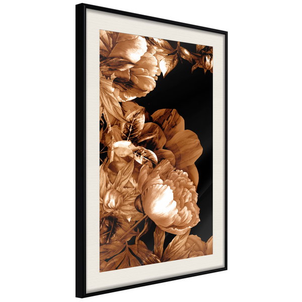 Poster 'Summer Flowers in Sepia'