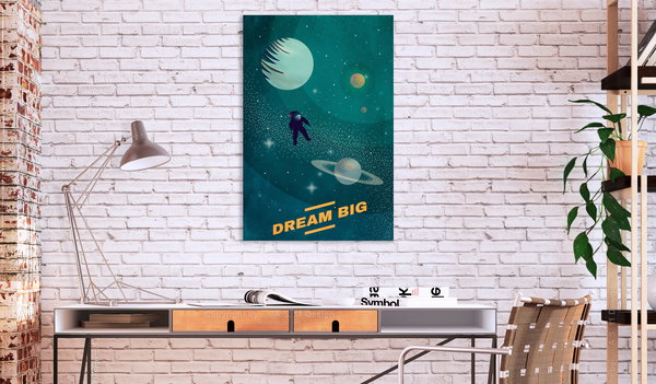 Kunstdruck auf Leinwand 'Sky Dreams Vertical'