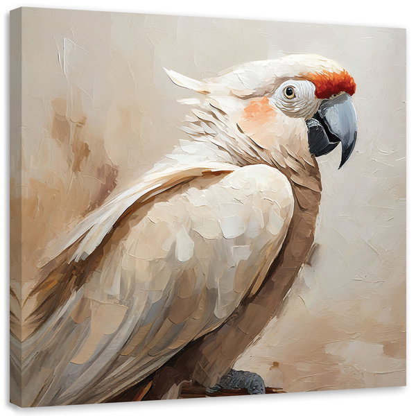 Kunstdruck auf Leinwand 'Majestic Cockatoo 1'