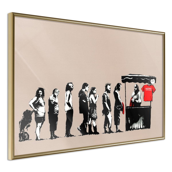 Poster 'Destroy Capitalism'