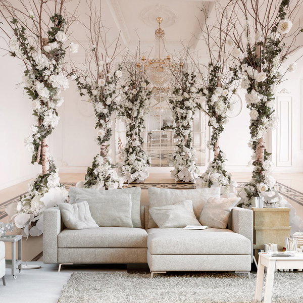 Αυτοκόλλητη ταπετσαρία 'Flower Chamber'