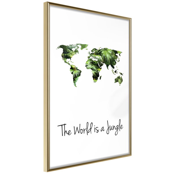 Poster 'We Live in a Jungle'