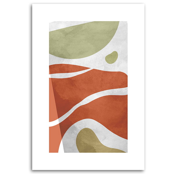 Kunstdruck auf Leinwand 'Earth Tones 2'