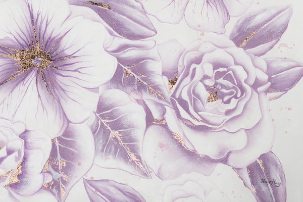 Großzügig aufgetragene Farben