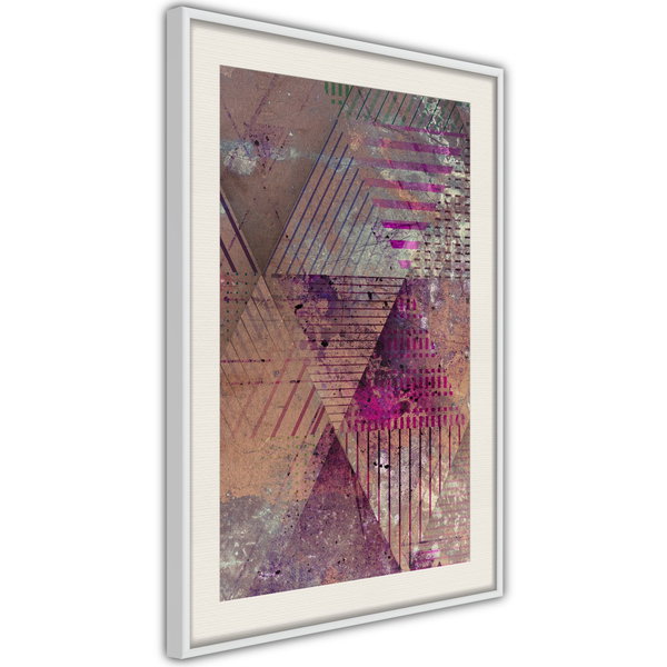 Poster 'Pink Patchwork II'