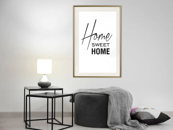 Poster 'Black and White: Home Sweet Home'