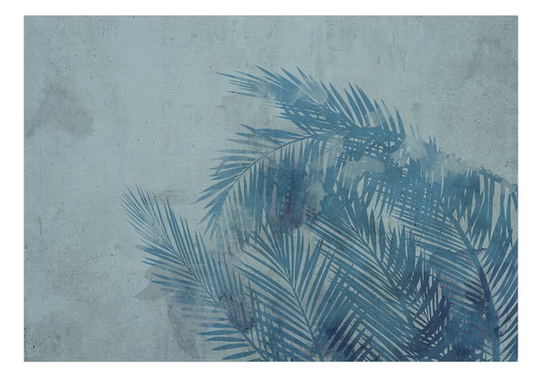 Selbstklebende Tapete 'Palm Trees in Blue'