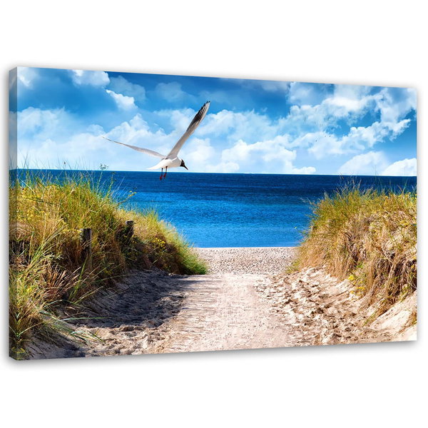 Kunstdruck auf Leinwand 'Gull Flight'
