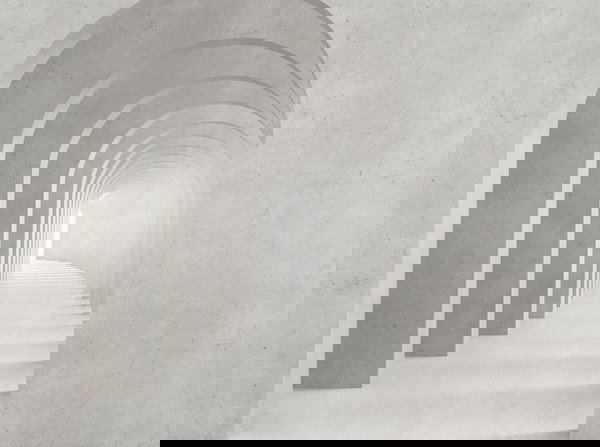 Behang 'Infinite Arcs' 371x280cm