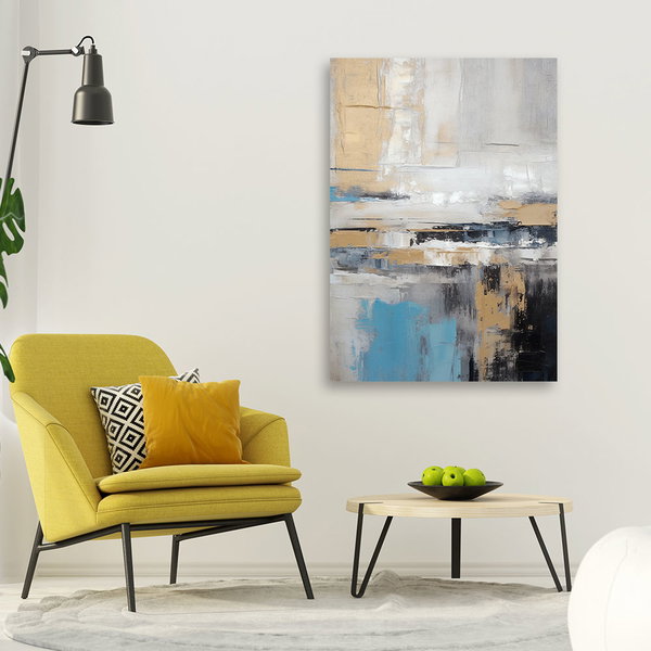 Kunstdruck auf Leinwand 'Textured Serenity 1'