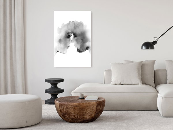 Kunstdruck auf Leinwand 'Blurred Thoughts Vertical'