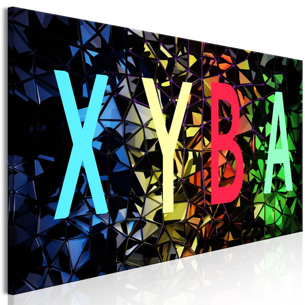 Umjetnički print na platnu 'In Mirror Image Narrow'