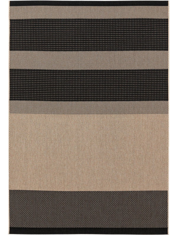 Design In- &amp; Outdoor-Teppich Naoto Beige/Schwarz