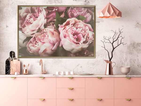 Poster 'Pink Peonies'