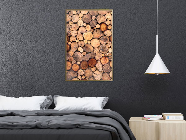 Poster 'Log Pile'