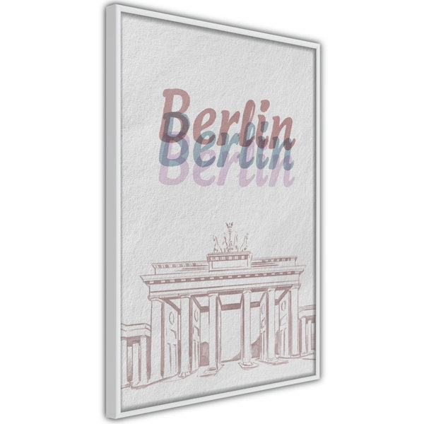 Poster 'Pastel Berlin'