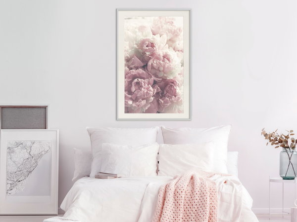 Poster 'Delicate Peonies'