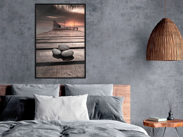 Poster 'Stones on the Pier'