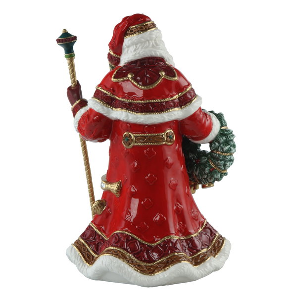Porzellan Figur 'Santa with Wreath' von Goebel 19x33x24cm