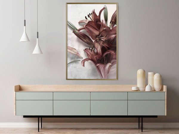 Poster 'Burgundy Solace'
