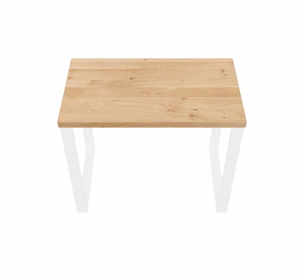 Zusammenspiel aus warmen Holz und kühlen Stahl
