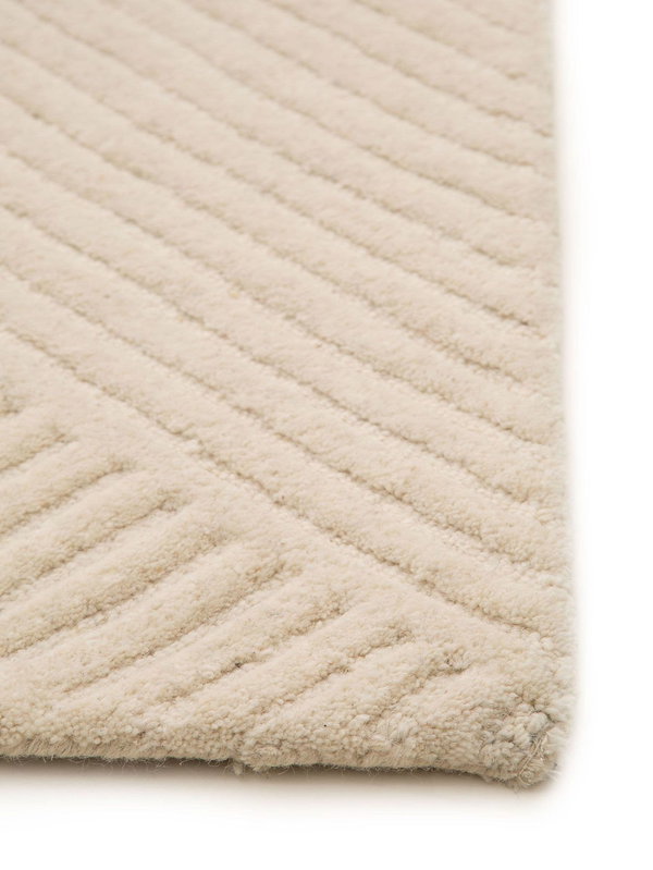 Design Wollteppich Yanis Beige