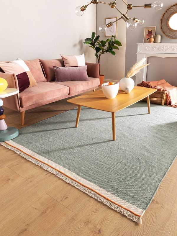 Design Wollteppich Karla Mint