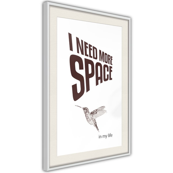 Poster 'I Need More Space'