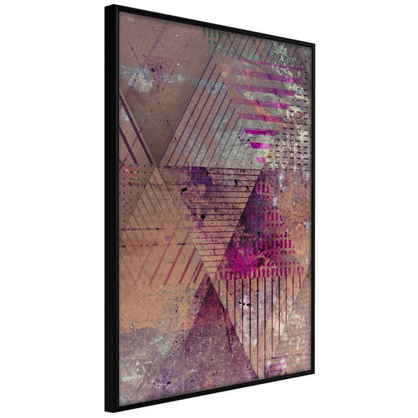 Poster 'Pink Patchwork II'