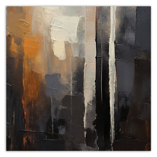Kunstdruck auf Leinwand 'Urban Shadows'
