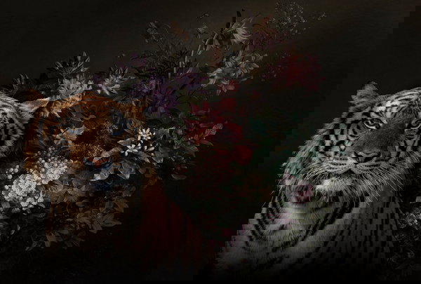 Behang 'Wildlife 1' 400x270cm