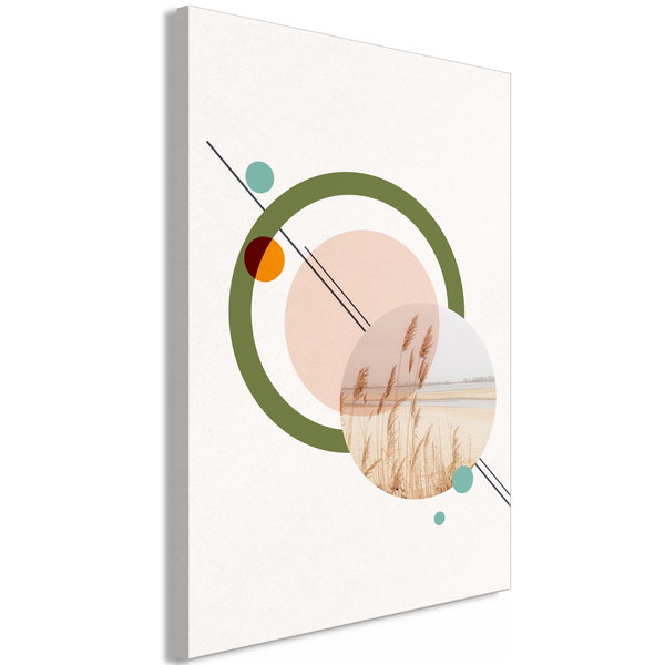 Impression sur toile 'Geometric Landscape Vertical'