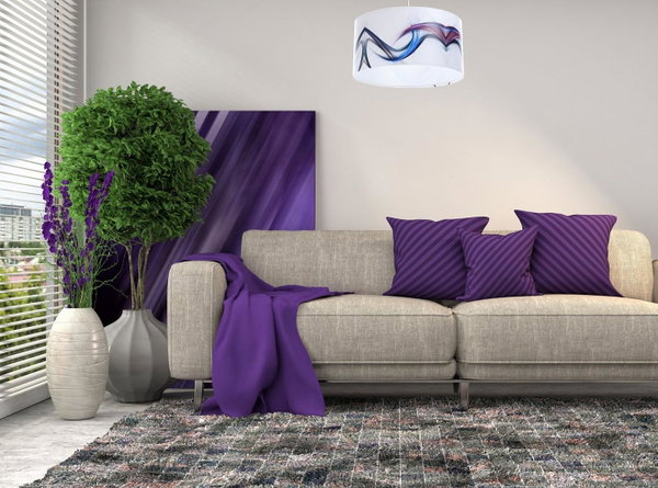 Pendelleuchte 'Foto Dreamy Radiant'