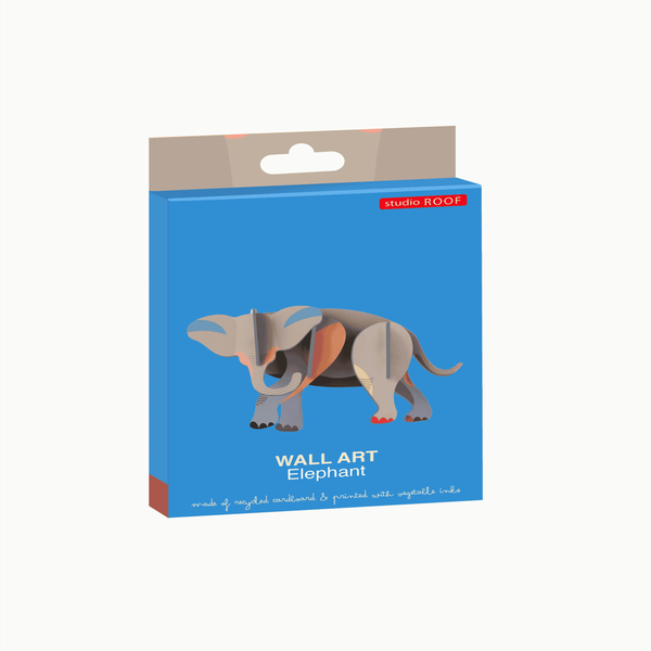 Wanddeko Papier 'Gedämpfter Elefant'