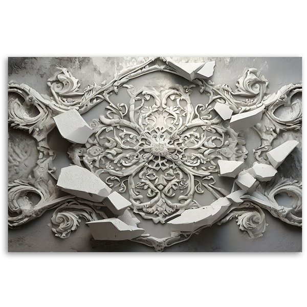Kunstdruck auf Leinwand 'Shattered Elegance'