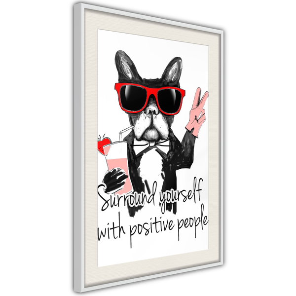 Poster 'Surround Yourself With Positive People'