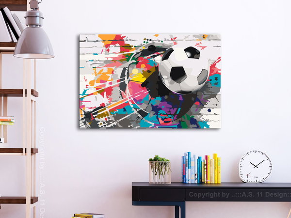Malen nach Zahlen für Erwachsene 'Colourful Ball'