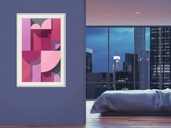 Póster 'Abstract Home'