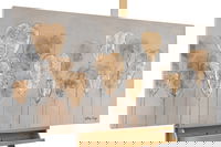 Handpainted Painting 'Forest of Senses' 47x24inches | incl. certificate of authenticity