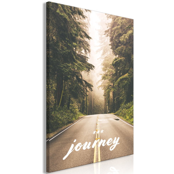 Umělecký tisk na plátně 'Journey Into The Unknown Vertical'